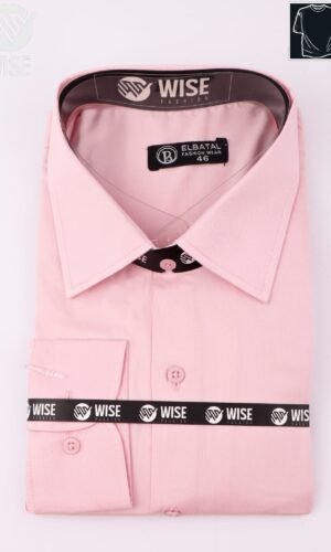 قميص بينك كلاسيك 100% قطن