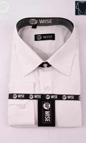 قميص ابيض كلاسيك 100% قطن
